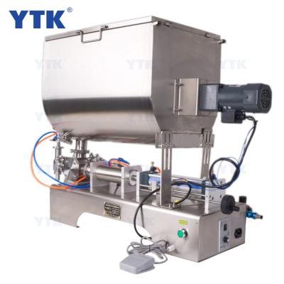 China Semi Automatic Food Paste Filling Machine Kneader for Chili Sauce, Honey, Cream for sale