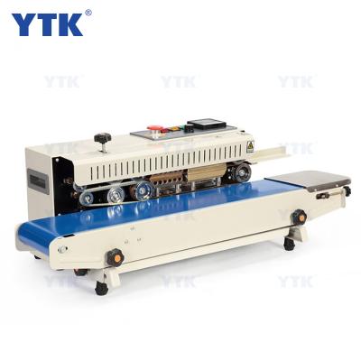 China Automatic Continuous Food Machine Film Sealing Heat Seal Machine For Bag for sale