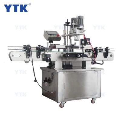 China Food Automatic Screw Capping Machine For Plastic Glass Bottles Caps Production Line Automatic Capper for sale