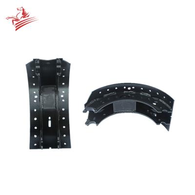 China BPW 7070 truck air brake system factory price black brake shoes heavy duty good with car brakes at spare parts for 7070 truck for sale