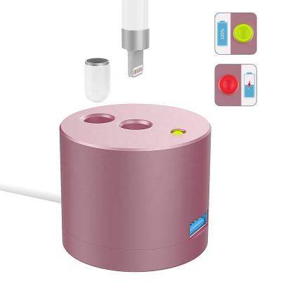 China With Smart LED Indicator 2021 Dock Best-Selling Fast Charging Stand For Apple Pencil Wireless Indicator iPad LED Charging Stand For Apple Pencil 1st Generation for sale