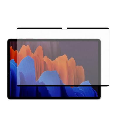 China Film Like Tablet Magnetic Suction Paper For Samsung Galaxy Tab S7+ 12.4inch Matte PET Screen Paint Protector Reusable Paper Film for sale