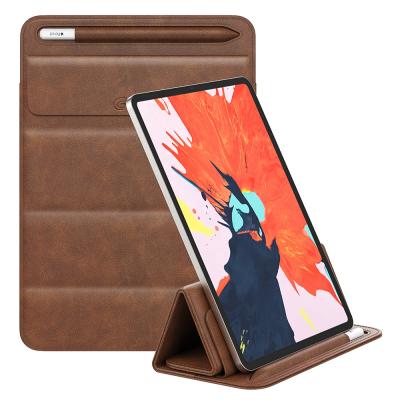 China With Built-in Pen Holder 2021 High Quality Triple Fold Inner Bag For Ultra-thin Light-bag Tablet Cover Easy To Take for sale