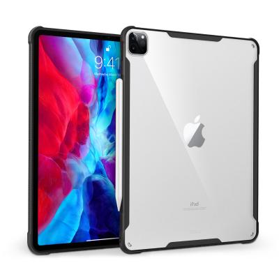 China For 2020 iPad Pro12.9 2020 high tpu best-selling acrylic transparent soft Anti-fall tablet covers for ipad pro 12.9 2020 tablet shockproof case for sale