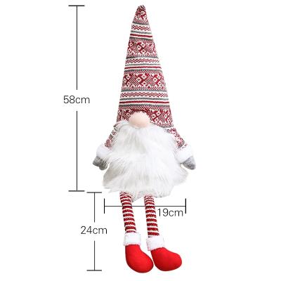 China Soft Pile Christmas Decoration Elf Home Decor Doll Christmas Ornament Toy for sale