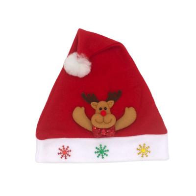 China Red Hat Children's Gift Pilou Christmas Hat Santa Claus Hat Santa Claus Hat for sale