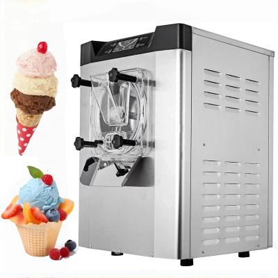 China 1400W 20L Snack Factory Commercial Ice Cream Machine Per Hour Hard Serve Ice Cream Maker for sale