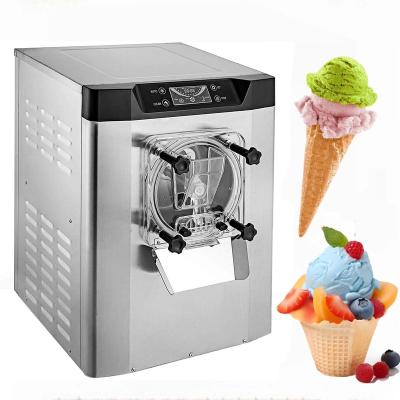 China 1400W Hard 20L Snack Factory Homemade Ice Cream Machine Per Hour Hard Serve Ice Cream Maker for sale