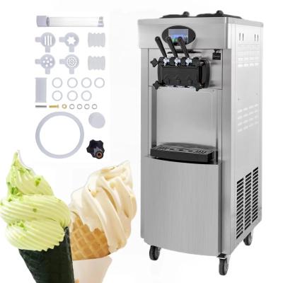 China Soft Ice Cream Snack Factory Ice Cream Vending Machine 2200W With Compressor And Precooling Double Functionmachin Price for sale