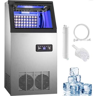 China 40kg/24H commercial ice maker machine commercial ice maker for bar restaurant home stainless steel portable ice maker for sale