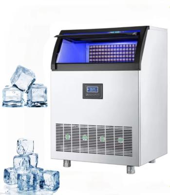 China Commercial Ice Maker 90kg/24H Commercial Ice Makers With 25kg Storage Capacity For Bar Restaurant Cube Ice Maker Machine for sale