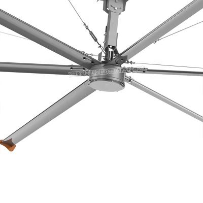 China 700 m2 large industrial ceiling fan for warehouse and factory for sale