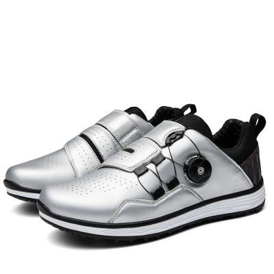 China Waterproof Breathable EVA Golf Shoes Men Walking Shoes Male Rotating Laces Sports Sneakers Non-Slip Trainers for sale