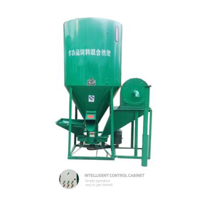 China Make animal feed special offer best choice for small farmer 1 ton animal feed grinder and feed mixer machine for sale