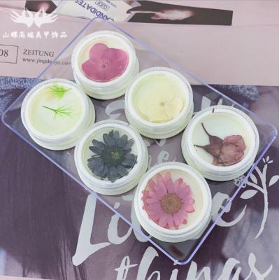 China Easy Apply 2022 Various Styles Of Nail Art Mixed Popular Dry Flower Nail Pack Plant For Nail Art Decoration for sale