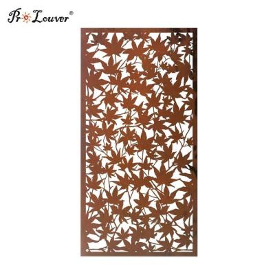 China Leaf Design Aluminum CNC Laser Cut Screen for Interior/ Exterior Decoration for sale