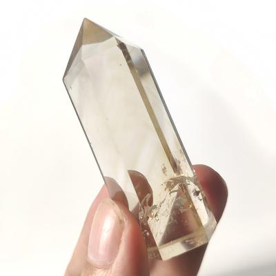 China China high quality natural citrine magic wands,quartz crystal citrine points for good eyesight for sale