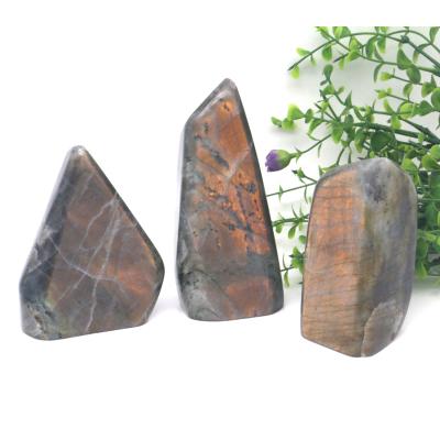 China China High Quality Purple Labradorite Crystal Freeform Purple Labradorite Crystal Home Decoration for sale