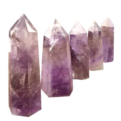 China China Amethyst Crystal Points Stone Wholesale Natural Tower Healing Crystals Points for sale