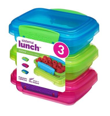 China Disposable American First Rate High Quality Fashionable Food Grade PP Bento Lunch Box Bpa Free for sale