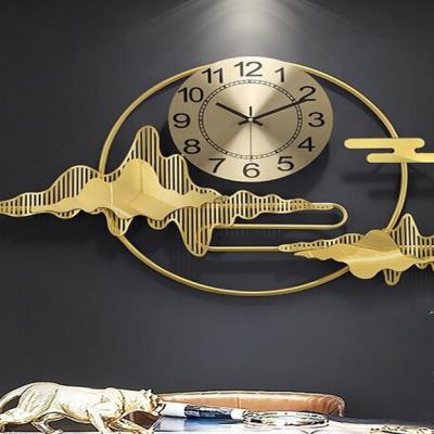 China CLASSIC wall clock for living room modern flower home Nordic peacock decoration wholesale for sale