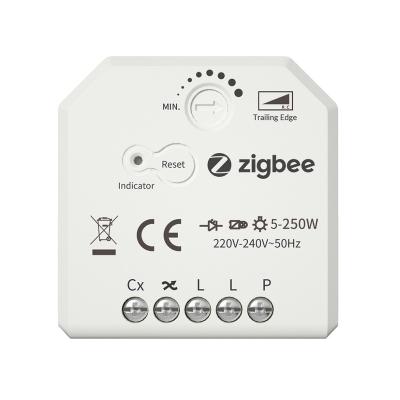 China 0-100% Dimming D072K2-ZG Bell Press Stand Zigbee LED 250W Dimming Dimmer 220V Maximum Dimmer Switch for sale