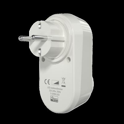 China 220V 100W Rotary Intelligent LED Led Table Lamp Type-F Plug In Z-wave Dimmer Switch 108.8*54.8*87.2mm for sale