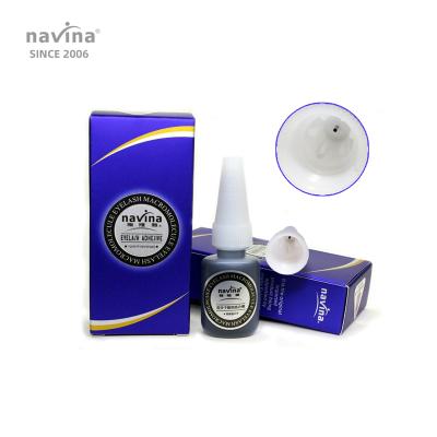 China navina eyelash glue wholesale manufacturer fast drying dry 5 lasting 40 days waterproof eyelash glue JS-JZ-YWY1 for sale