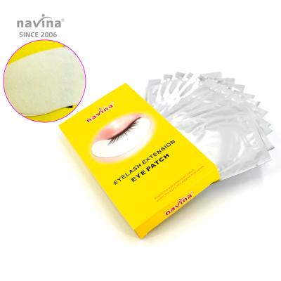 China Protect for extension navina 10pairs eyelash extension medium density patches grafted eye stickers eyelash under eye pads eye sticker tips patch for sale