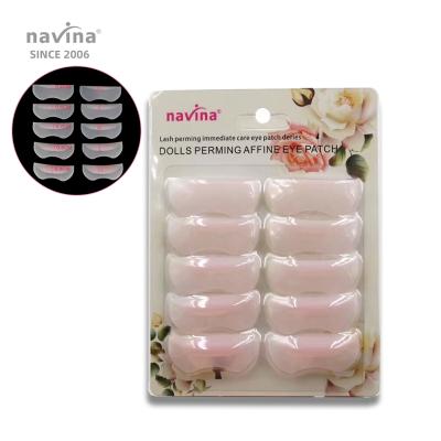 China Curl Eyelashes Navina Eyelash Extension Silicone Connects Degree Ladder Loop Pads Up Eyelash Pads Eyelash Perming Tips Pad for sale