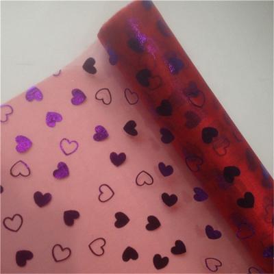 China Environmental Friendly With Love Heart Design For Wedding Table / Runner Clothes for sale