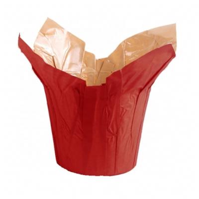 China Colorful Waterproof Europe Home Decoration Kraft Paper Flower Pot Cover for sale