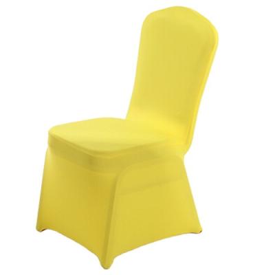 China Disposable White Plastic Spandex Seat Cover For Chair for sale