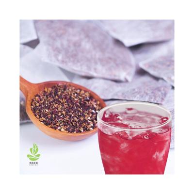 China Loose Natural Stevia Cranberry Hibiscus Tea 2021 PLA Environmental Friendly Tea Bag 6g*40pcs/bag Germany Mixed Berry Fruit Tea for sale