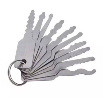 China Universal Trial Keys for locksmith custom lock pick set tool lock picking 10 Both sides for sale