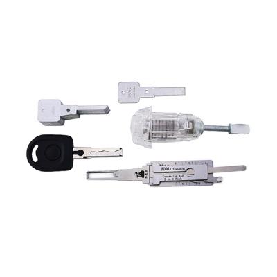 China Transparent Car Lock For VW HU66 2 In1 Lockpicks Lishi Door Lock Pick for sale