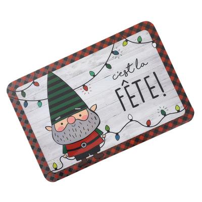 China High Quality Custom Plastic Printed Disposable Table Mat Viable PP Table Place Mat Clear Mat for sale