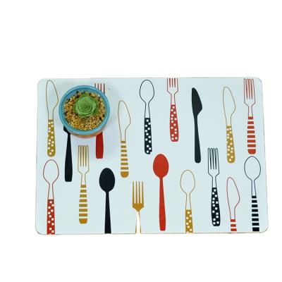 China Wholesale high quality viable custom clear silicone pp Table place mat mat plastic printed disposable table mat for sale