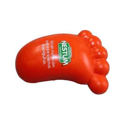 China High Quality Customized Promotional Toy Foot Shape Stress Ball for sale