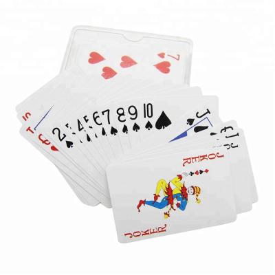 China Entertaiment Custom Plastic Playing Cards Game Card Box For High Grade Plastic Poker/PVC Excellent Waterproof Playing Cards for sale