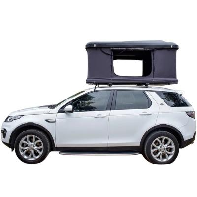 China Pop Up Aluminum Shell Car Roof Top Tent 4X4 Camping Roof Top Tent Aluminum Folding wd 3 Hard Person for sale