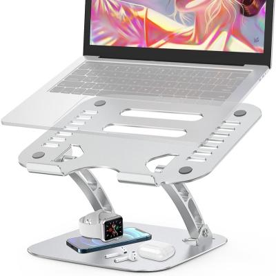 China Yicosun Adjustable Design Silicone Tablet Laptop Stand Slim (Height) Adjustable Stand Computer Stand for sale