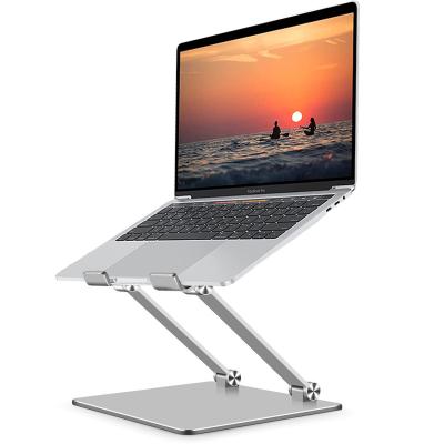 China Yicosun Ergonomic Aluminum Computer Riser Expansion Protective Laptop Stand Customized Logo Cooling Better Metal Holder for sale