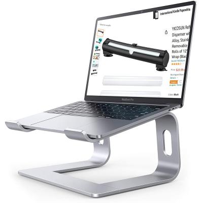 China Ergonomic Cooling Improve Yicosun Laptop Stand Computer Stand Cast Aluminum Protective Riser Factory Direct Purchase for sale