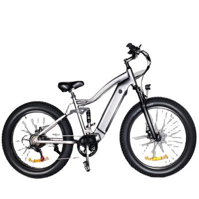 China Aluminum Alloy 26 Inch E Cycle Electric Bike For Sale Electric Mtb Mountain Bike Fat Tire Snow Bike 750W EU US UK Warehouse Shipping for sale