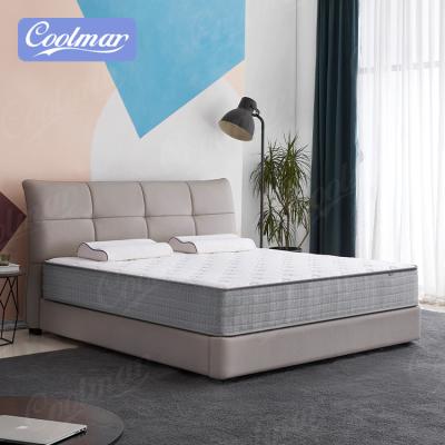 China Euro King Queen Size Mattress 9 Inch Hypoallergenic Latex Gel Memory Foam Pocket Sping Top Cooling Mattress for sale