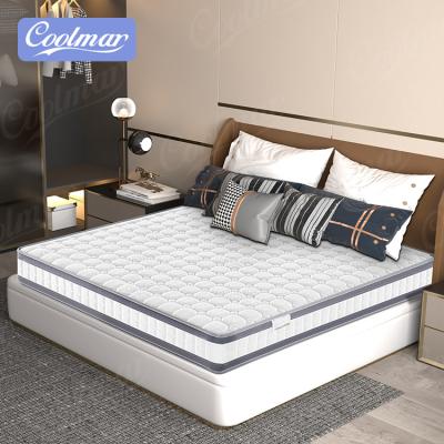 China Hypoallergenic Box Pocket Spring Bed Mattress Price Queen Memory Foam Top Mattress For Double Bed for sale