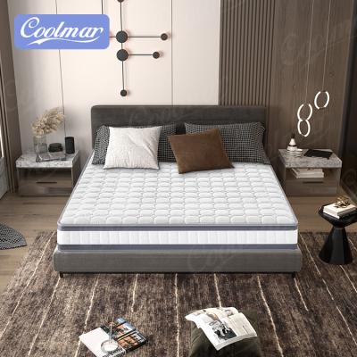 China Hypoallergenic Top Cheap Bed Mattress Five Star Luxury Euro Hotel Roll Up Spring Polyester Full Size Mattress Twin Packed for sale