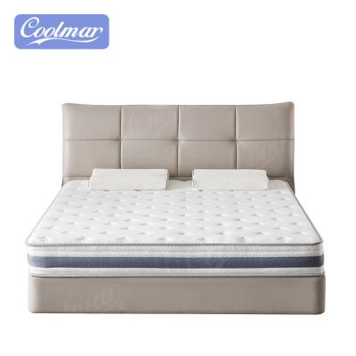 China Medium Soft High Density Mattress Hypoallergenic Pocket Spring Complicated Beds For Hotel for sale