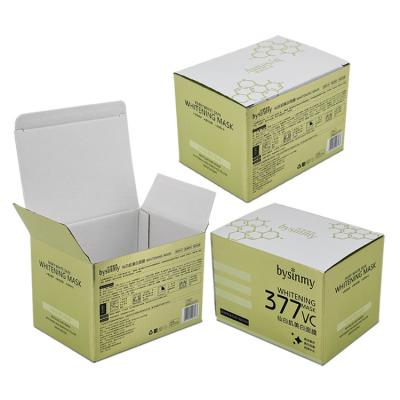 China Recycled Materials Face Cream Box Luxury Corrugated Skin Care Packaging Box for sale